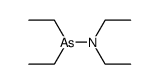 N,N-diethylaminodiethylarsine Structure