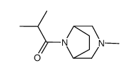 8-isobutyryl-3-methyl-3,8-diaza-bicyclo[3.2.1]octane Structure