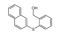 (2-naphthalen-2-ylsulfanylphenyl)methanol结构式