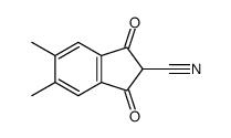 5,6-dimethyl-1,3-dioxoindene-2-carbonitrile结构式