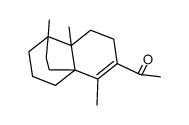 5-Acetyl-1,2,6-trimethyltricyclo[5.3.2.02,7]dodec-5-ene结构式