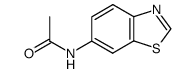 Acetamide, N-6-benzothiazolyl- (9CI)结构式