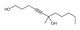 6-methylundec-4-yne-1,6-diol结构式