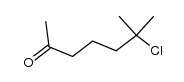 6-chloro-6-methyl-heptan-2-one结构式
