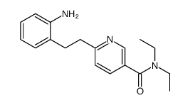 6-[2-(2-aminophenyl)ethyl]-N,N-diethylpyridine-3-carboxamide Structure