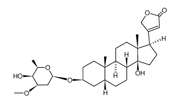 3β-O-(β-D-diginosyl)-14-hydroxy-5β,14β-card-20(22)-enolide Structure