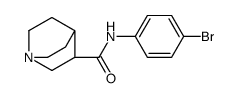 (3R)-N-(4-bromophenyl)-1-azabicyclo[2.2.2]octane-3-carboxamide Structure