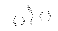 α-(p-Iodphenylamino)-phenylacetonitril结构式