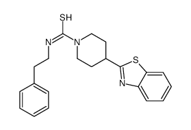 1-Piperidinecarbothioamide,4-(2-benzothiazolyl)-N-(2-phenylethyl)-(9CI) picture