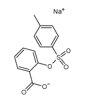 sodium 2-(tosyloxy)benzoate结构式