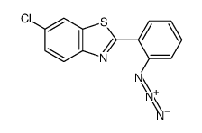 2-(2-azidophenyl)-6-chloro-1,3-benzothiazole Structure