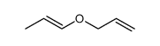 (E)-1-(2-Propenyloxy)-1-propene structure
