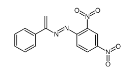 (2,4-dinitrophenyl)-(1-phenylethenyl)diazene结构式