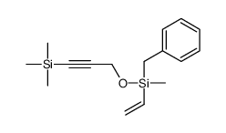 benzyl-ethenyl-methyl-(3-trimethylsilylprop-2-ynoxy)silane结构式