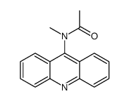 N-acridin-9-yl-N-methylacetamide Structure