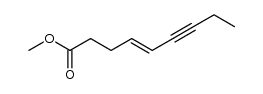 non-4-en-6-ynoic acid methyl ester结构式