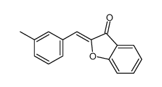 2-[(3-methylphenyl)methylidene]-1-benzofuran-3-one结构式