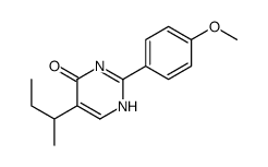 5-butan-2-yl-2-(4-methoxyphenyl)-1H-pyrimidin-6-one Structure