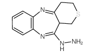 11-Hydrazino-1,3,4,11a-tetrahydrothiopyrano[4,3-b][1,5]benzodiazepine structure