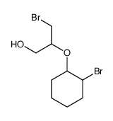 3-bromo-2-(2-bromocyclohexyl)oxypropan-1-ol结构式