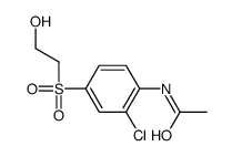 N-[2-chloro-4-(2-hydroxyethylsulfonyl)phenyl]acetamide Structure