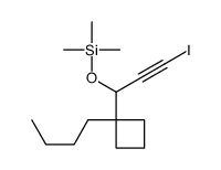 [1-(1-butylcyclobutyl)-3-iodoprop-2-ynoxy]-trimethylsilane结构式