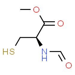 L-Cysteine, N-formyl-, methyl ester (9CI) structure
