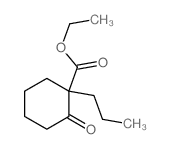 Cyclohexanecarboxylicacid, 2-oxo-1-propyl-, ethyl ester Structure
