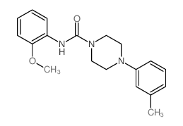 N-(2-methoxyphenyl)-4-(3-methylphenyl)piperazine-1-carboxamide Structure