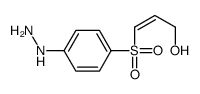 3-(4-hydrazinylphenyl)sulfonylprop-2-en-1-ol Structure