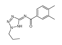 Benzamide, 3,4-dimethyl-N-(2-propyl-2H-tetrazol-5-yl)- (9CI)结构式