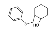 (1R,2R)-2-(phenylsulfanylmethyl)cyclohexan-1-ol结构式