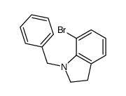 1-benzyl-7-bromo-2,3-dihydroindole Structure