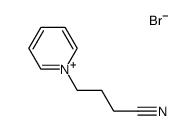 1-(3-cyanopropyl)pyridin-1-ium bromide结构式