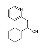 rac-1-cyclohexyl-2-(pyridin-2-yl)ethanol结构式