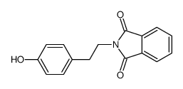 N-(4-Hydroxyphenylethyl)phthalimide结构式