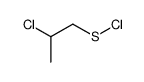 2-chloropropyl hypochlorothioite结构式