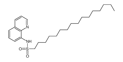 N-quinolin-8-ylhexadecane-1-sulfonamide Structure