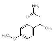 Benzenepropanamide,4-methoxy-b-methyl-结构式