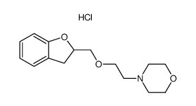 2-<(ss-Morpholinoethyl)oxy>methyl-2,3-dihydrobenzofuran Structure