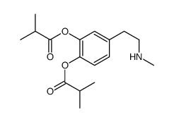 [4-[2-(methylamino)ethyl]-2-(2-methylpropanoyloxy)phenyl] 2-methylpropanoate Structure