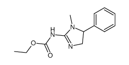 (1-methyl-5-phenyl-4,5-dihydro-1H-imidazol-2-yl)-carbamic acid ethyl ester Structure