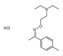 diethyl-[2-[(Z)-1-(4-methylphenyl)ethylideneamino]oxyethyl]azanium,chloride结构式