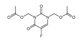 1,3-Bis-(acetoxy-methyl)-5-fluor-uracil Structure