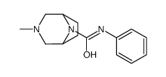 3-Methyl-8-phenylcarbamoyl-3,8-diazabicyclo[3.2.1]octane结构式