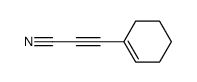 2-Propynenitrile, 3-(1-cyclohexen-1-yl)- (9CI) structure