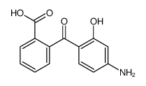 2-(4-amino-2-hydroxybenzoyl)benzoic acid Structure