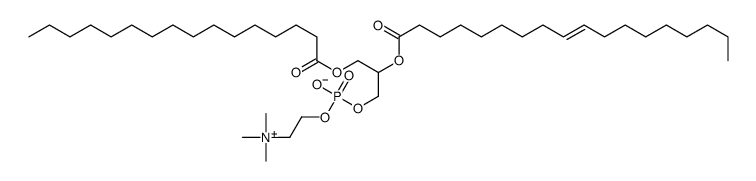 1-palmitoyl-2-oleoylphosphatidylcholine结构式