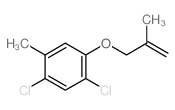 1,5-dichloro-2-methyl-4-(2-methylprop-2-enoxy)benzene structure