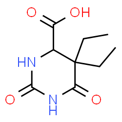 4-Pyrimidinecarboxylicacid,5,5-diethylhexahydro-2,6-dioxo-(9CI)结构式